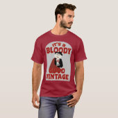 Bloody Good Vintag Fun Halloween Vampire T-Shirt (Vorne ganz)