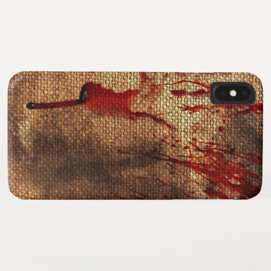 Bloody Grunge Torn Sack Case-Mate iPhone Hülle (Rückseite (Horizontal))