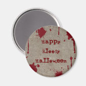 Bloody Halloween Magnet (Vorderseite/Rückseite)