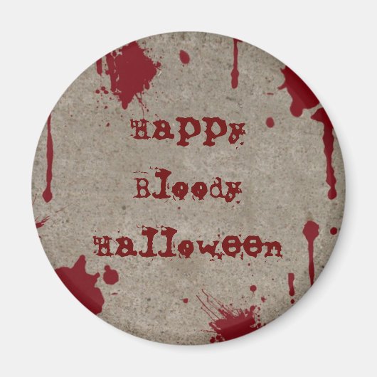 Bloody Halloween Magnet (Vorne)