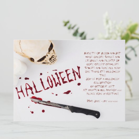 Bloody-Halloween-Party (Stehend Vorderseite)