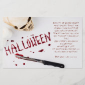 Bloody-Halloween-Party Flyer (Vorne)