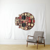 Bloody halloween wandteppich (Beispiel (Horizontal))