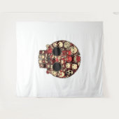 Bloody halloween wandteppich (Vorderseite (Horizontal))