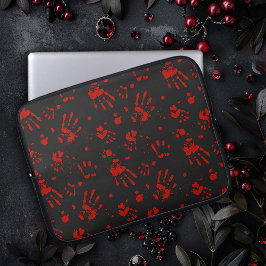 Bloody-Hand-Druck Laptopschutzhülle