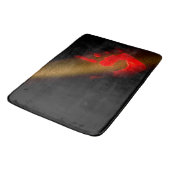 Bloody Hand Print Badematte (Schrägansicht)