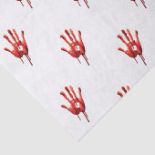 Bloody Hand Print Seidenpapier (Ausschnitt)