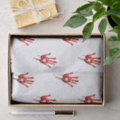 Bloody Hand Print Seidenpapier (Geschenk)