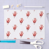 Bloody Hand Print Seidenpapier (Handwerk)