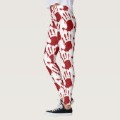 Bloody-Handdruck-Leggings Leggings (Links)