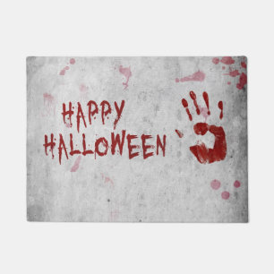Bloody Handprint Halloween Fußmatte