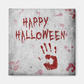 Bloody Handprint Halloween Magnet (Vorne)