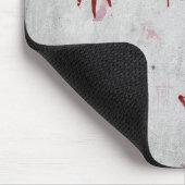 Bloody Handprint Halloween Mousepad (Ecke)