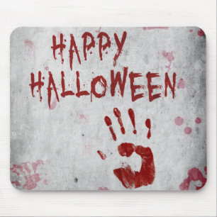 Bloody Handprint Halloween Mousepad