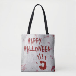 Bloody Handprint Halloween Tasche