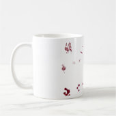 Bloody Handprint Halloween - Tasse (Links)