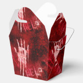 Bloody Handprint, Horror Party, Creepy Geschenkschachtel (Geöffnet)