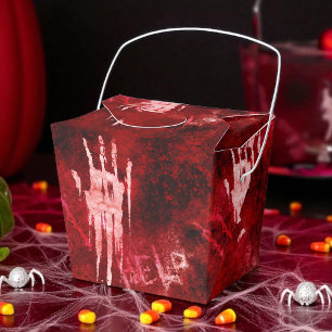 Bloody Handprint, Horror Party, Creepy Geschenkschachtel