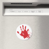 Bloody Handprint Magnet (In Situ (Geschirrspüler))