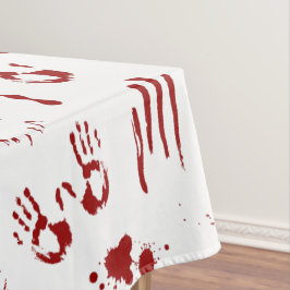 Bloody Handprints Blood Spatter Crime Scene Tischdecke