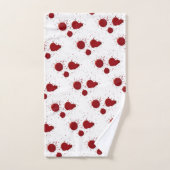 Bloody-Handprints und Blood-Spritzer Badhandtuch Set (Handtuch)