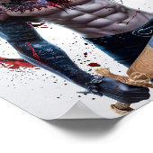 Bloody handsome Vampire Warrior Poster Art (Ecke)
