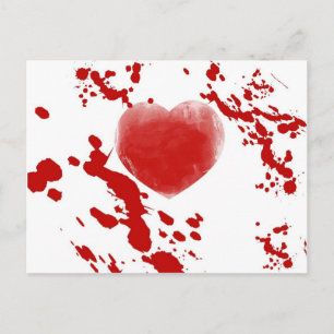 Bloody Heart Postkarte