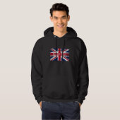Bloody Hell Funny British Slang Pride UK Flag Engl Hoodie (Vorne ganz)