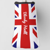 Bloody Hell Funny British Spaß Expression Golf Headcover (Rotieren 90)