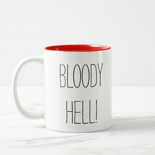 Bloody Hell Zweifarbige Tasse (Links)