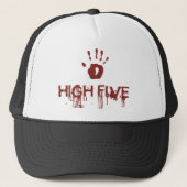 Bloody High Five Truckerkappe (Vorderseite)