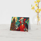 Bloody Humbug Karte (Gelbe Blume)