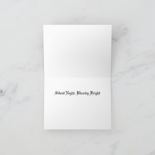 Bloody Humbug Karte (Innenseite)