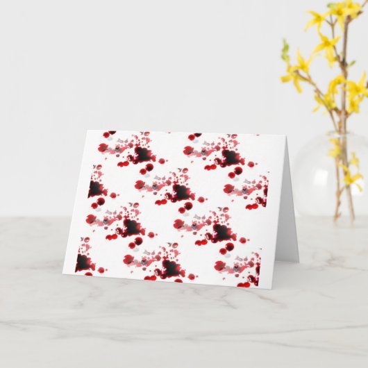 Bloody Karte (Gelbe Blume)