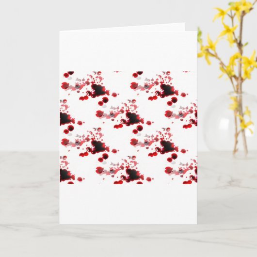 Bloody Karte (Gelbe Blume)