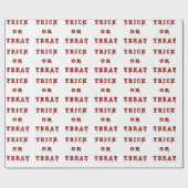Bloody Letter Trick oder Treat Geschenkpapier (Flach)