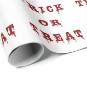 Bloody Letter Trick oder Treat Geschenkpapier (Rolleneckpunkt)