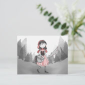 Bloody Lil Red Postcard Postkarte (Stehend Vorderseite)