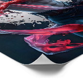 Bloody Male Vampire Warrior Poster Art (Ecke)