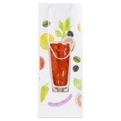 Bloody Mary Bar Gift Geschenktüte Für Weinflaschen (Vorderseite)