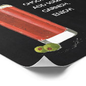 Bloody Mary Bar Sign Poster (Ecke)