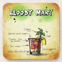 Bloody Mary Barkeeper Drink Rezept Getränkeuntersetzer
