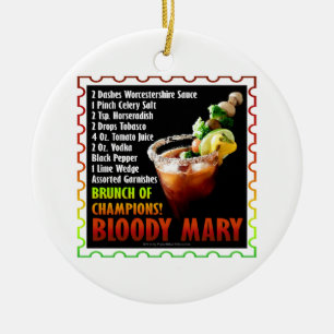 BLOODY MARY, Brunch der Champions Keramik Ornament