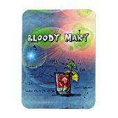 Bloody Mary Cocktail Drink Rezept Magnet (Vertikal)