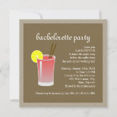 Bloody Mary Cocktail Einladung (Vorderseite)