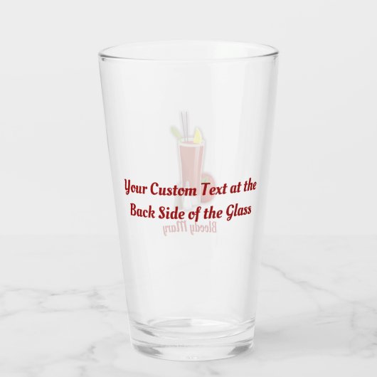 Bloody Mary Cocktail Glas (Rückseite)