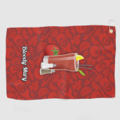 Bloody Mary Cocktail Golfhandtuch (Horizontal)