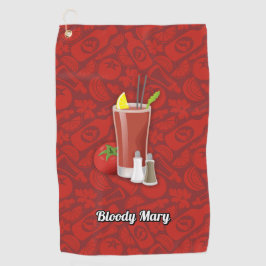 Bloody Mary Cocktail Golfhandtuch