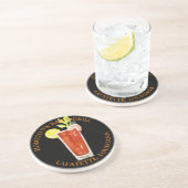 Bloody Mary Cocktail Personalisiert Getränkeuntersetzer (Seite)