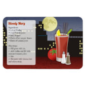 Bloody Mary Cocktail Rezept Magnet (Horizontal)